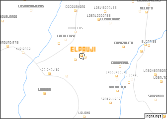 map of El Paují