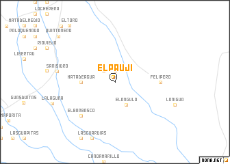 map of El Paují