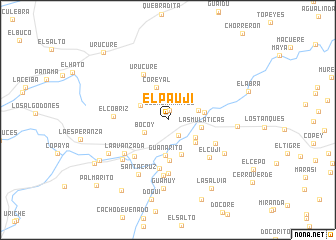 map of El Paují