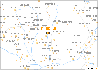 map of El Paují