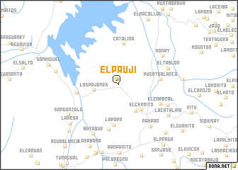 map of El Paují