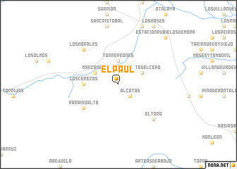 map of El Paúl