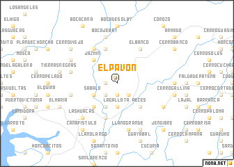 map of El Pavón