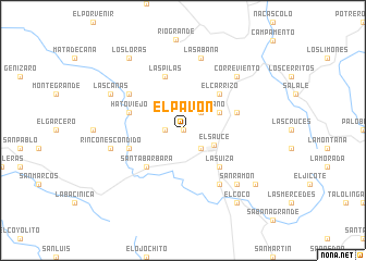 map of El Pavón