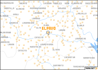 map of El Pavo