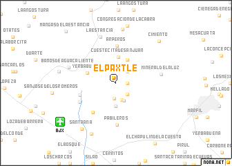 map of El Paxtle