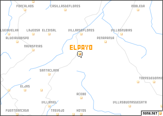 map of El Payo