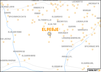 map of El Peaje