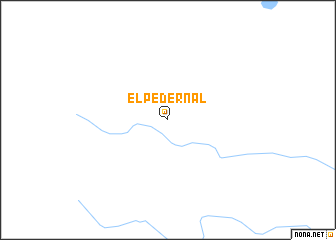 map of El Pedernal
