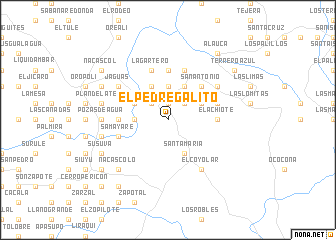map of El Pedregalito
