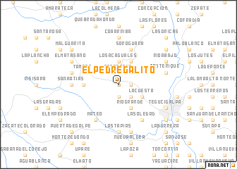 map of El Pedregalito