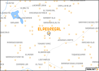 map of El Pedregal