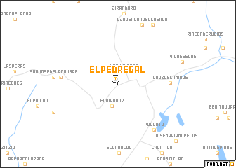 map of El Pedregal