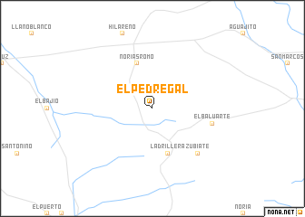 map of El Pedregal