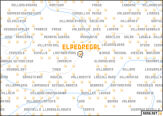 map of El Pedregal