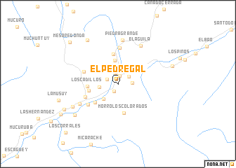 map of El Pedregal