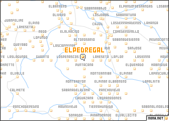 map of El Pedregal