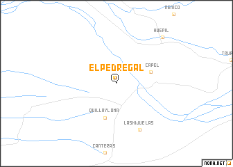 map of El Pedregal