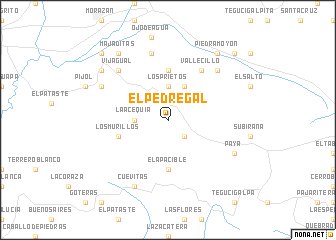 map of El Pedregal