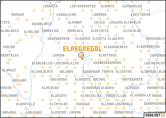 map of El Pedregal