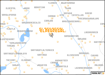 map of El Pedregal