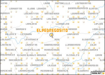 map of El Pedregosito