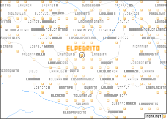 map of El Pedrito