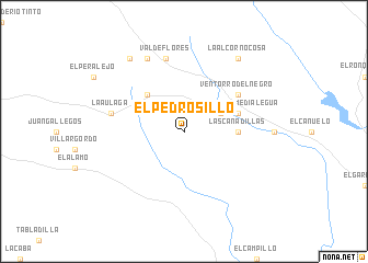 map of El Pedrosillo