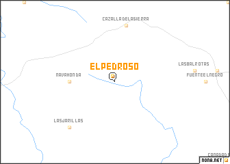 map of El Pedroso