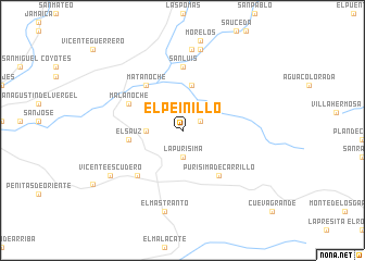 map of El Peinillo