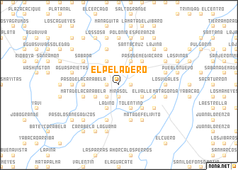 map of El Peladero