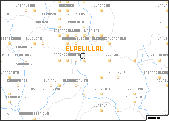 map of El Pelillal