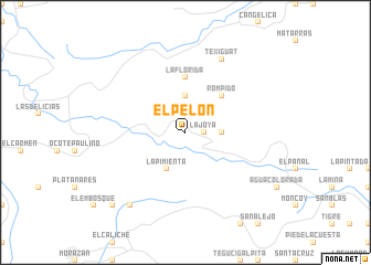 map of El Pelón