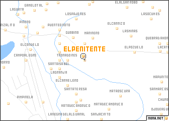 map of El Penitente
