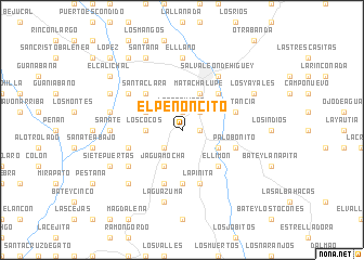 map of El Peñoncito