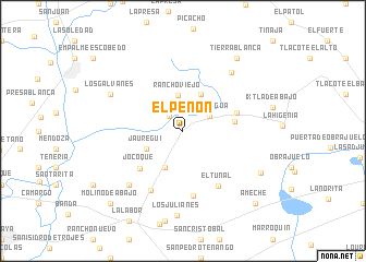 map of El Peñón