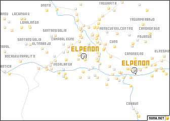 map of El Peñón