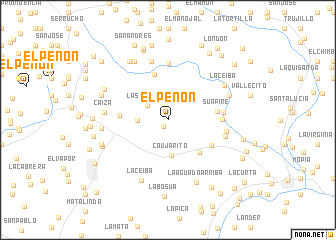 map of El Peñón