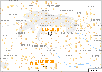 map of El Peñón