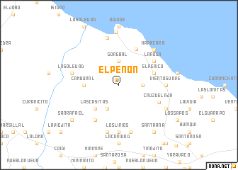 map of El Peñón