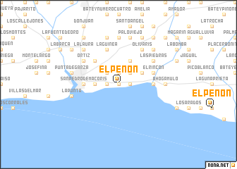 map of El Peñón