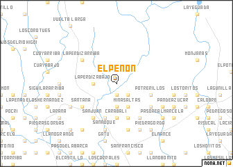 map of El Peñón