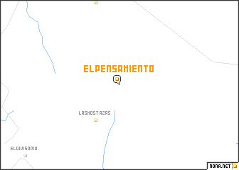 map of El Pensamiento