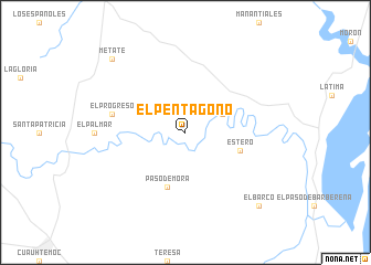 map of El Pentágono