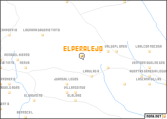 map of El Peralejo