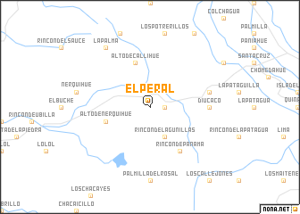 map of El Peral