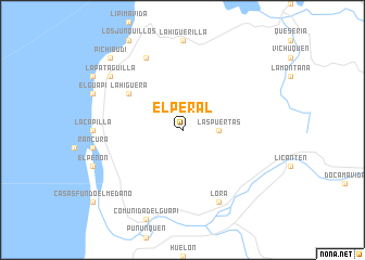 map of El Peral