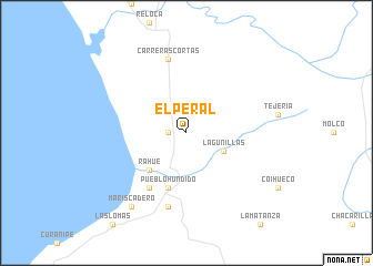 map of El Peral