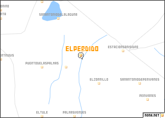 map of El Perdido