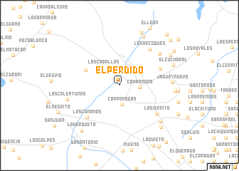 map of El Perdido